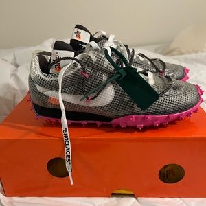 Nike x Off-White Waffle Racer Fuscia Size 8.5